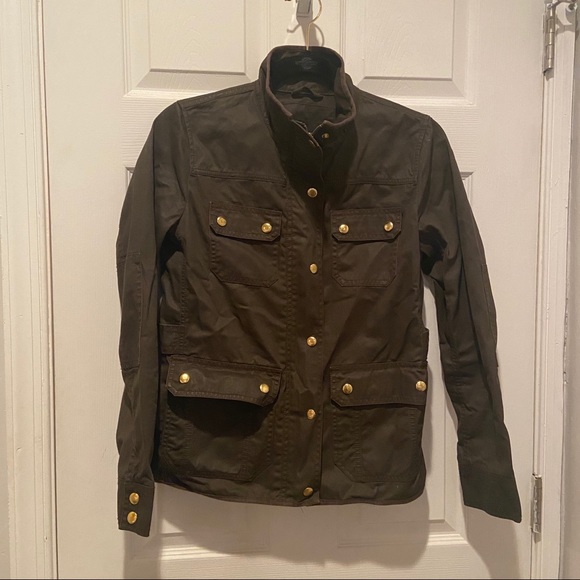 J. Crew Olive Green Field Jacket - Picture 2 of 4